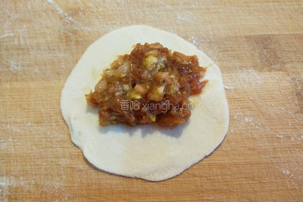 新文美食 酸菜猪肉包子的做法图解12