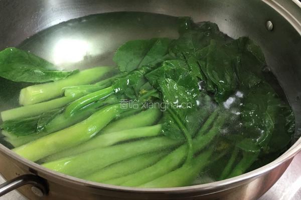 白灼芥蓝的做法图解3