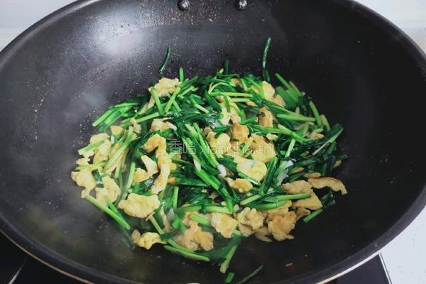 韭菜炒鸡蛋的做法图解6