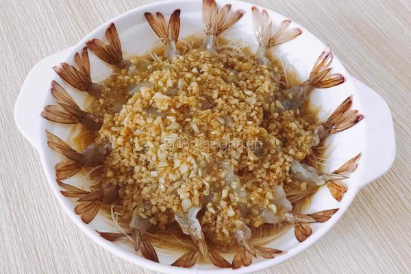 蒜蓉粉丝开背虾的做法图解10