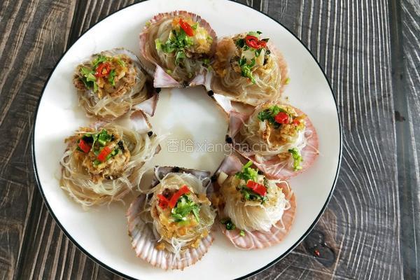蒸蒜蓉粉丝扇贝的做法图解17