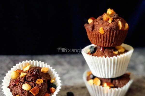 巧克力果仁小蛋糕的做法图解12