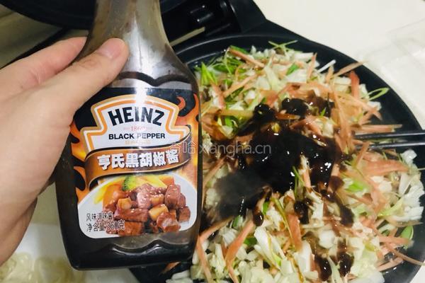 电饼铛黑椒牛肉炒面的做法图解10