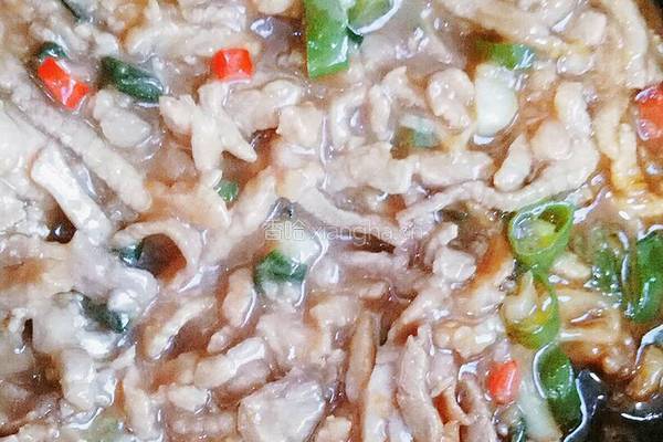 海鲜菇肉丝炒粉的做法图解9