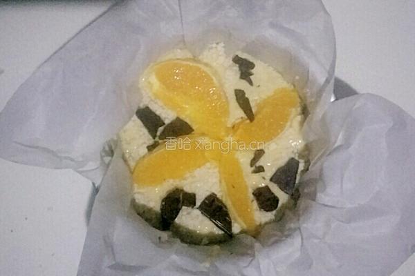 香橙巧克力妙芙蛋糕的做法图解10