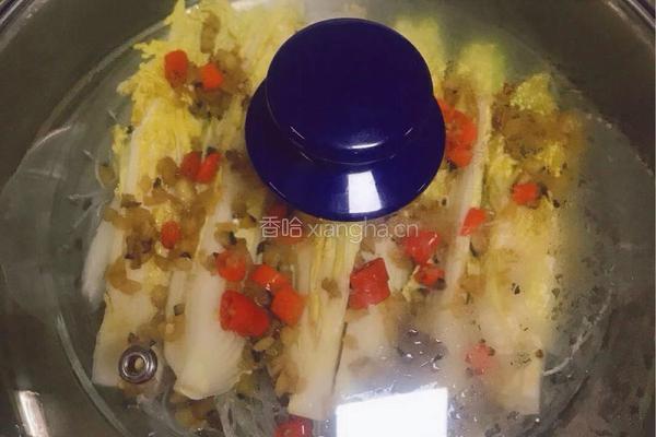 蒜蓉粉丝娃娃菜的做法图解8