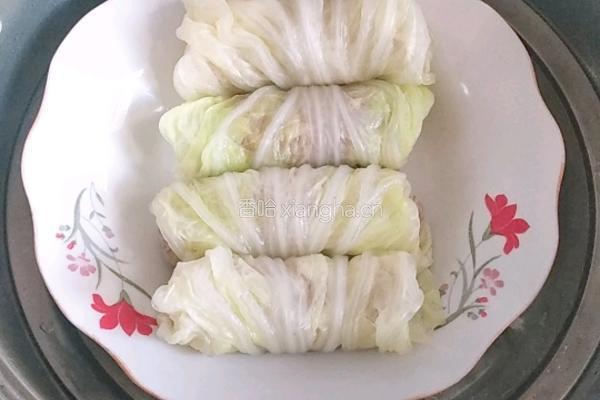 白菜猪肉卷的做法图解11