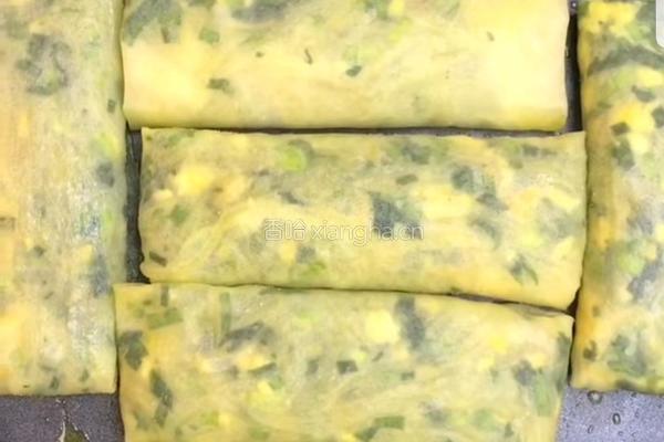韭菜鸡蛋卷的做法图解6