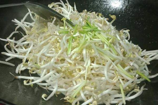 肉丝豆芽的做法图解3
