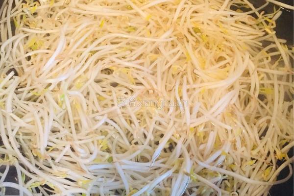 凉拌绿豆芽的做法图解3