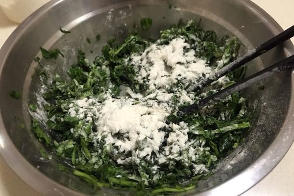 蒸菜：荠荠菜疙瘩的做法图解3