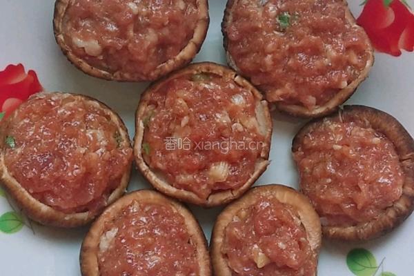 香菇酿肉的做法图解9