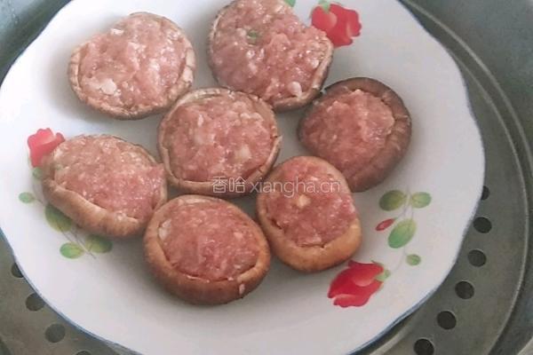 香菇酿肉的做法图解10