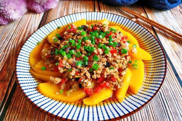 豆豉肉沫蒸南瓜的做法图解10
