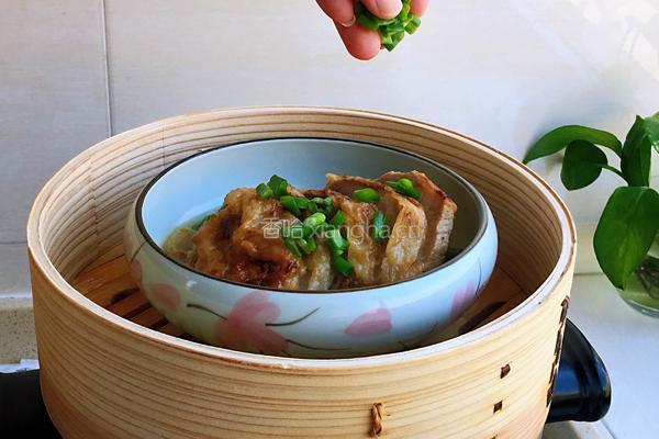 鸡汁蒸酥肉的做法图解12