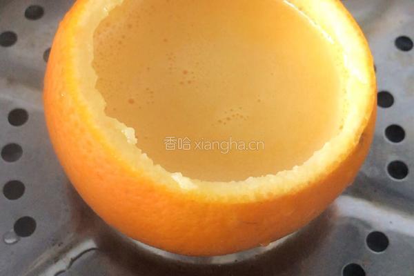（蒸菜）香橙蒸蛋的做法图解8