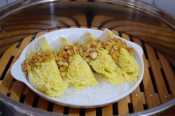蒜蓉粉丝娃娃菜的做法图解11