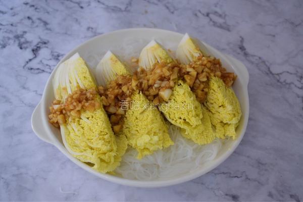蒜蓉粉丝娃娃菜的做法图解10
