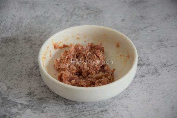 蒜香肉末西兰花的做法图解2