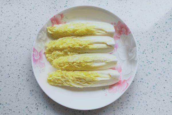 午餐肉蒸娃娃菜的做法图解2