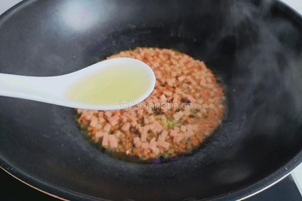 午餐肉蒸娃娃菜的做法图解7