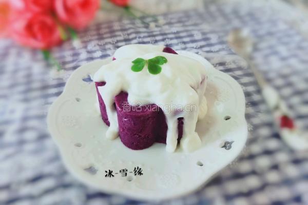 酸奶紫薯泥的做法图解7