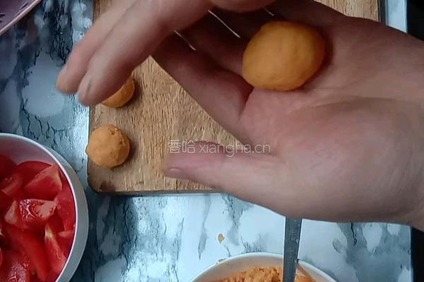油炸红薯丸子的做法图解5