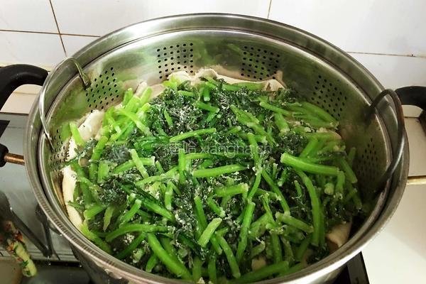 蒸茼蒿的做法图解9