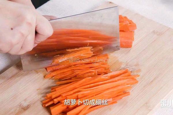 葱香虾皮胡萝卜煎饼的做法图解4