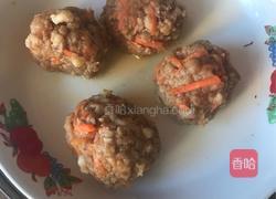 蒸胡萝卜肉丸的做法图解7