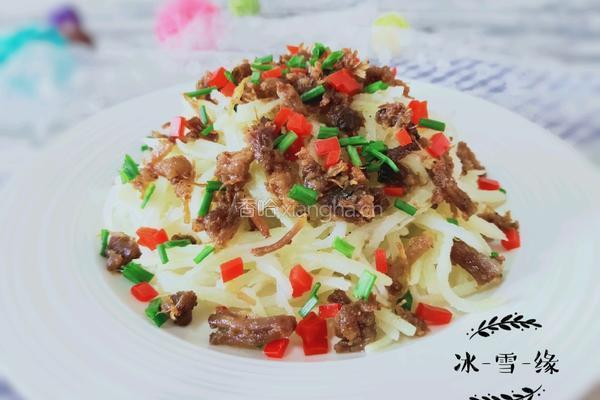 油滋了土豆丝的做法图解7