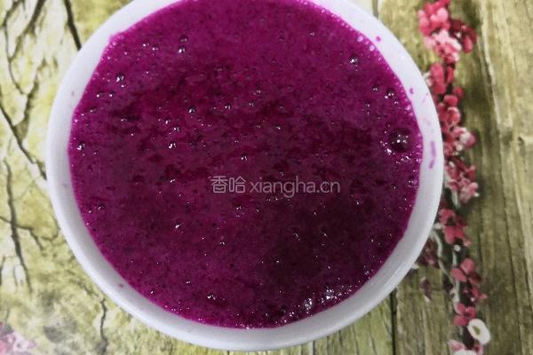 火龙果薄饼的做法图解2