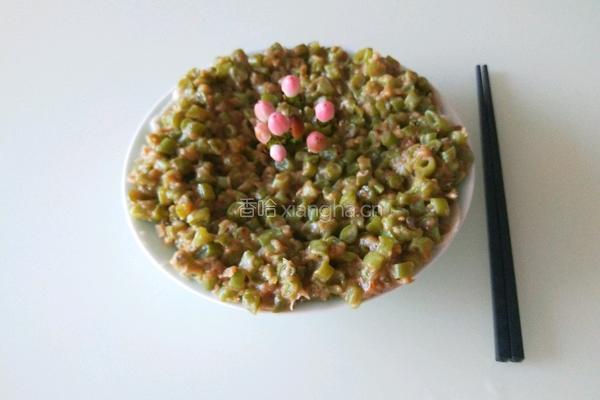 五香四季豆蒸疙瘩的做法图解12