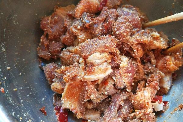 川味香辣粉蒸肉的做法图解8