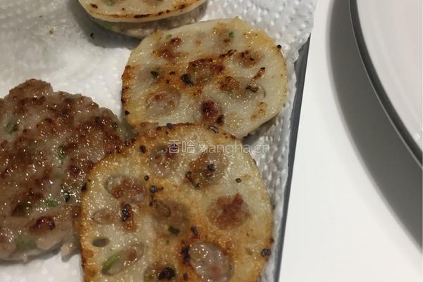 煎封酿藕片的做法图解14