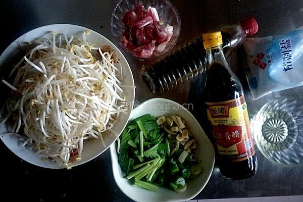 酸爽脆口豆芽菜的做法图解1