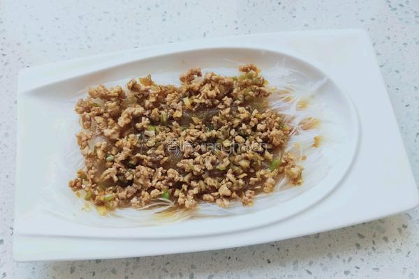 肉末蒸粉丝的做法图解8