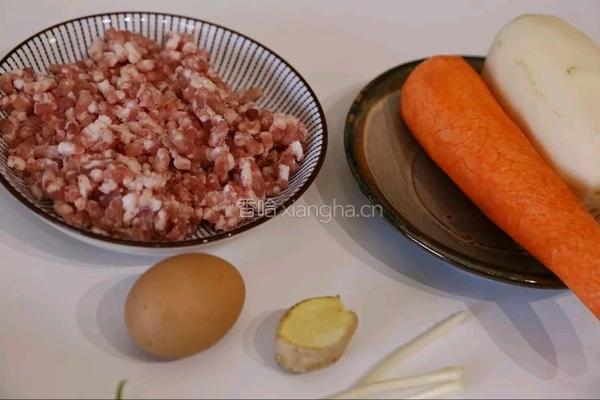 蒸肉丸的做法图解1