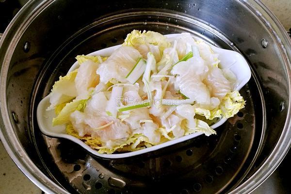 巴沙鱼蒸娃娃菜的做法图解6