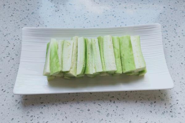 午餐肉蒸茄子的做法图解2