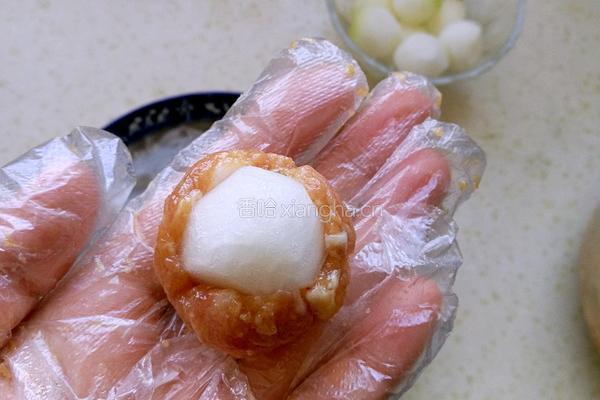 粉丝肉丸酿冬瓜的做法图解6