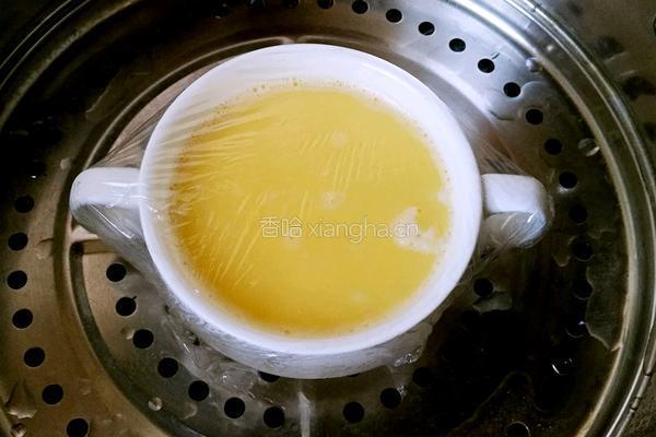米饭蒸蛋的做法图解4