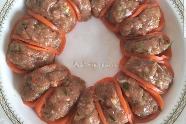 胡萝卜肉卷的做法图解4