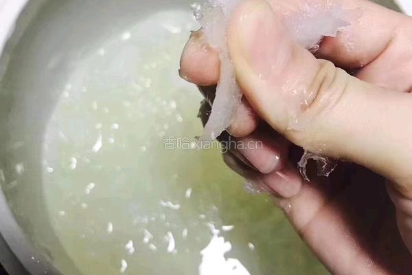 ＃蒸菜＃燕盏角牛奶的做法图解2