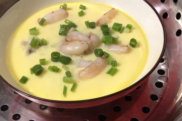 蟹腿蒸水蛋的做法图解6
