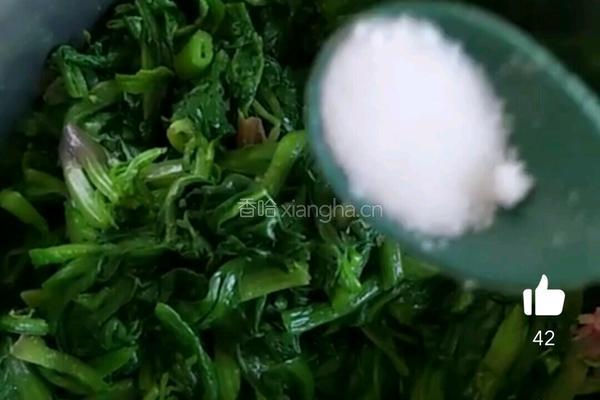 凉调辣菠菜的做法图解4