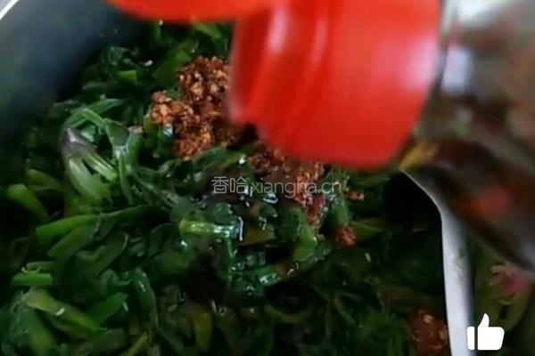 凉调辣菠菜的做法图解10