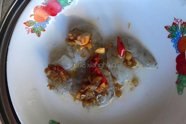 蒜蓉蒸虾的做法图解7