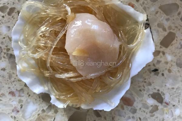 蒜蓉粉丝蒸扇贝的做法图解8