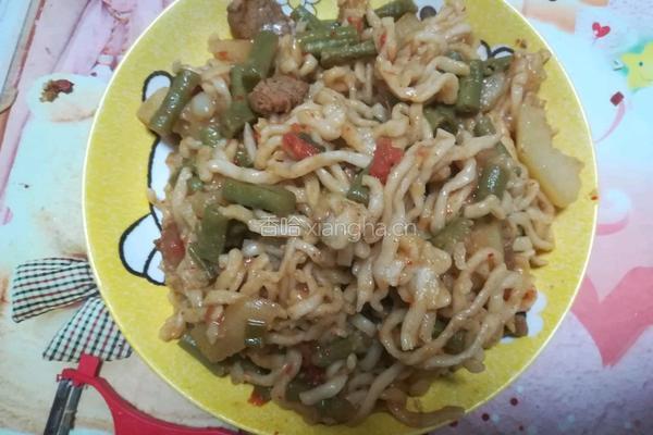 土豆豆角焖面的做法图解11